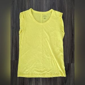 Banana Republic Malibu bright yellow top
